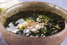 ガーリックワカメスープの作り方の手順
