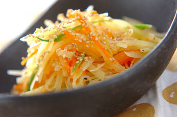 ジャガイモの炒めなます