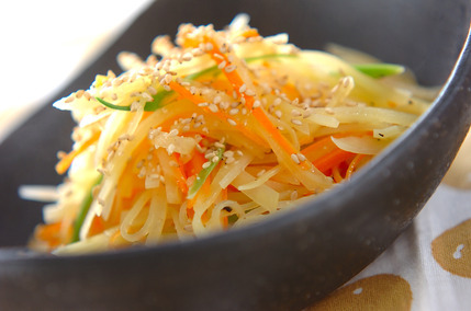 ジャガイモの炒めなます