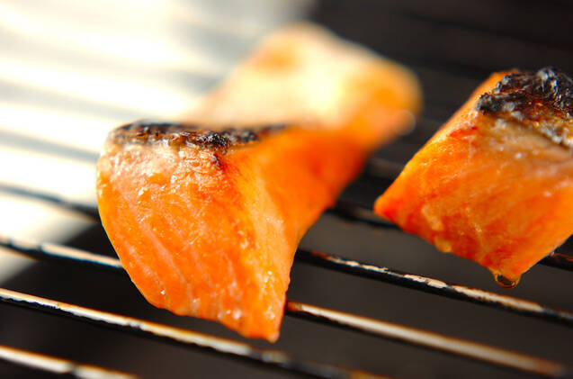 お魚のお弁当の作り方の手順2