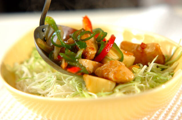 鶏むね肉のサッパリ炒め素麺の作り方の手順4