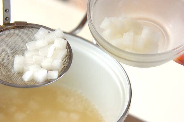 里芋のポタージュの作り方の手順4