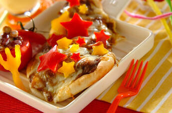 カレーナンピザ