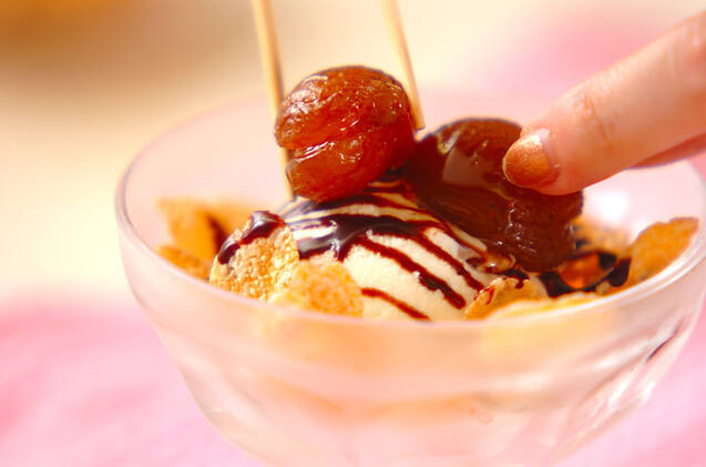 栗のパフェの作り方の手順2