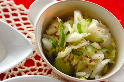 塩もみ白菜のマリネ