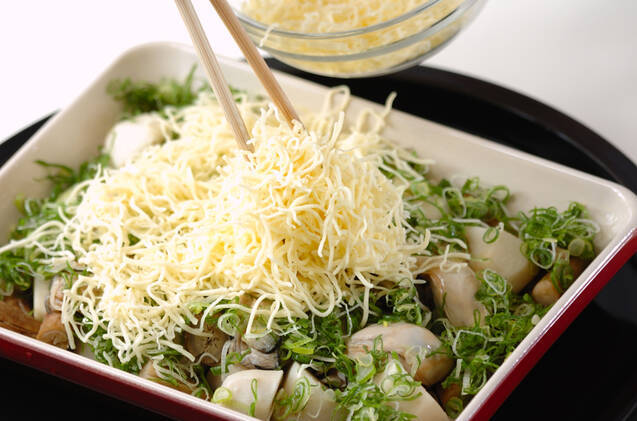 たたきゴボウチーズ焼きの作り方の手順6