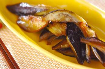 ナスの照り焼き