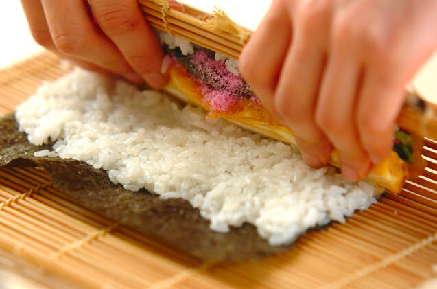 巻き寿司(恵方巻き)の作り方の手順12