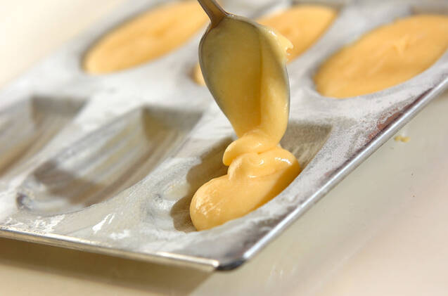 ハチミツのマドレーヌの作り方の手順8