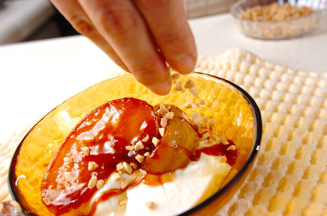 リンゴのラム酒ソテーの作り方の手順5