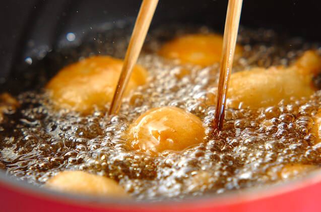 ふっくら軽い！ホタテの天ぷらの作り方の手順5