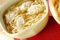 チキンボールのエスニックうどん