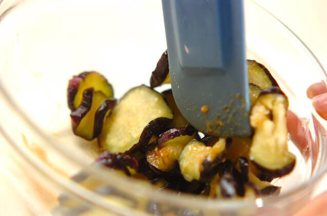 ナスのからし和えの作り方の手順5