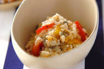 パプリカのリゾット