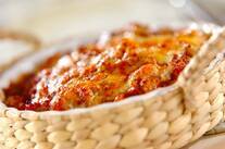 ヒヨコ豆入りムサカ