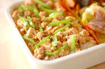 豆腐そぼろご飯