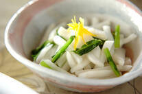 カブのサッパリ甘酢和え