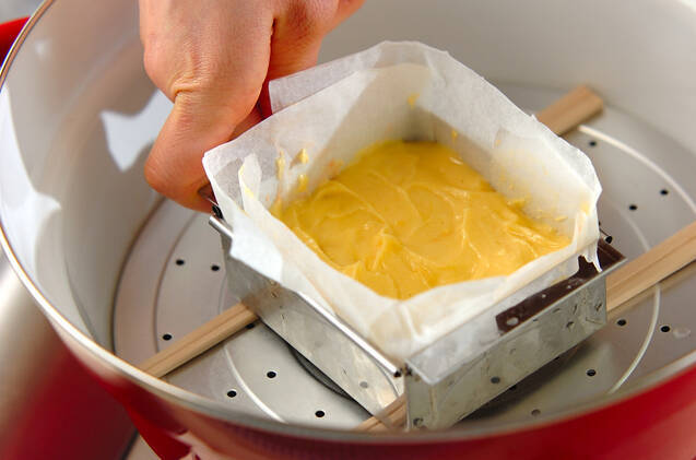 浮島(和風蒸しケーキ)の作り方の手順7