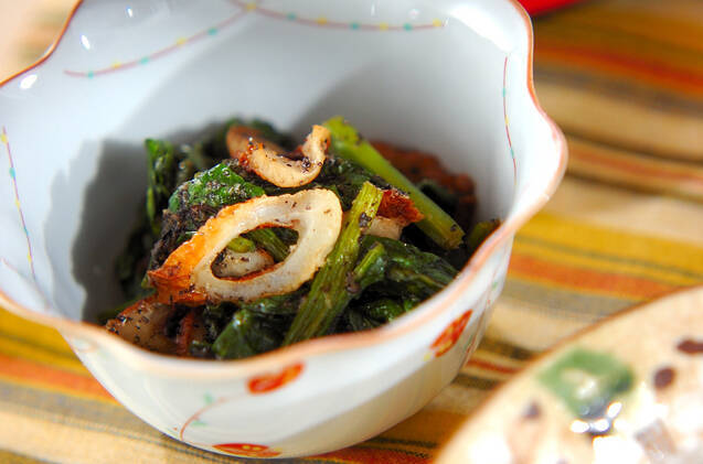 ホウレン草のゴマ炒め