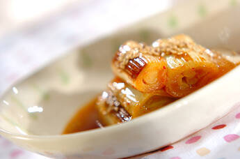 白ネギのキムチ煮