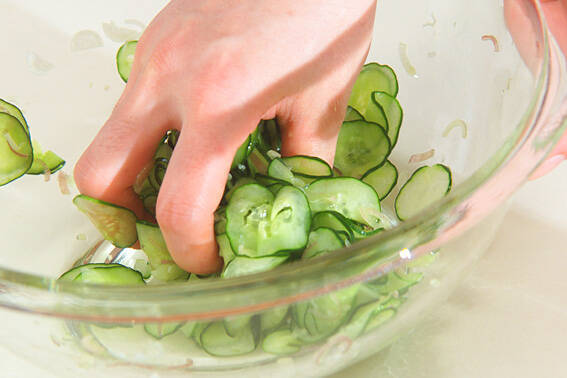 塩鮭の混ぜずしの作り方の手順2