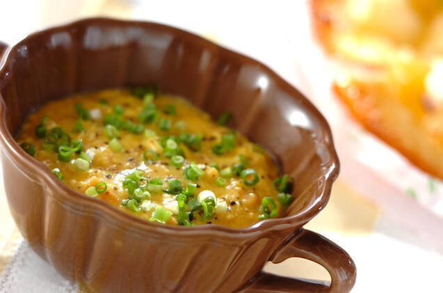 濃厚！ホタテ風味のコーンクリームスープ