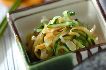 塩クラゲのからし酢和え