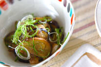 ナスのカラシ炒め