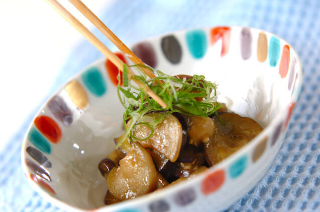 ナスのカラシ炒めの作り方の手順4