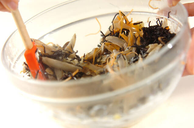 ゴボウと芽ひじきのサラダの作り方の手順6