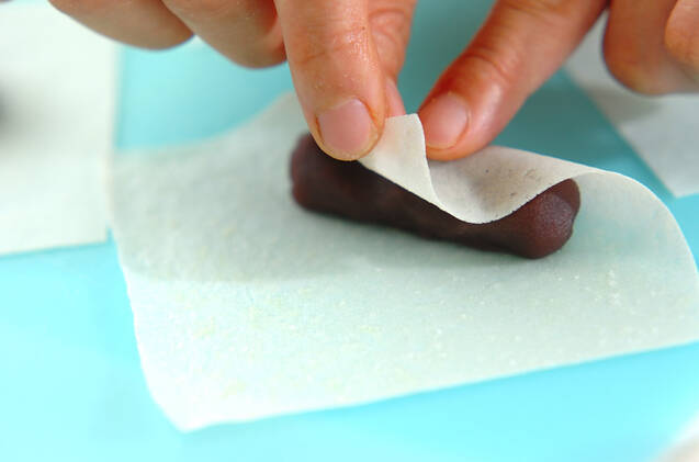 ゴマあんミニ春巻きの作り方の手順5