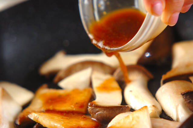 エリンギのバター炒めの作り方の手順5