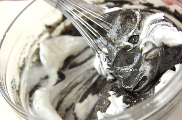 黒のシフォンケーキの作り方の手順5