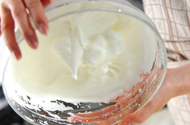 黒のシフォンケーキの作り方の手順2