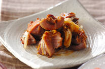 砂肝のショウガ炒め