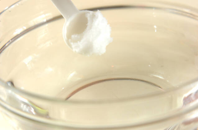 エビとホタテのサクサクフリッター レモンソース添えの作り方の手順1