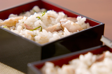 ほぐしアジの混ぜご飯