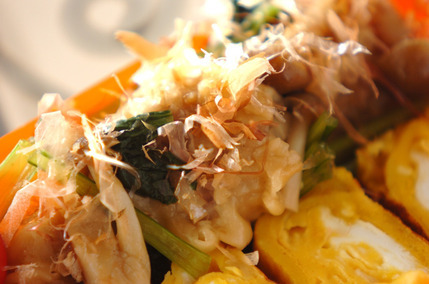 シューマイと小松菜のサッと煮