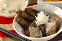 ニシンとナスの含め煮