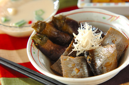 ニシンとナスの含め煮