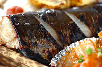 サワラの焼物ショウガ風味