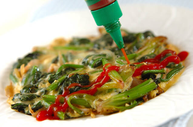 オープンオムレツの作り方の手順4