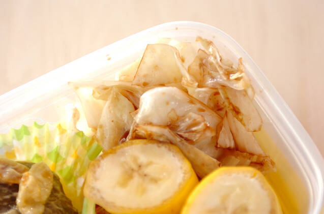 キャベツのバルサミコ炒め