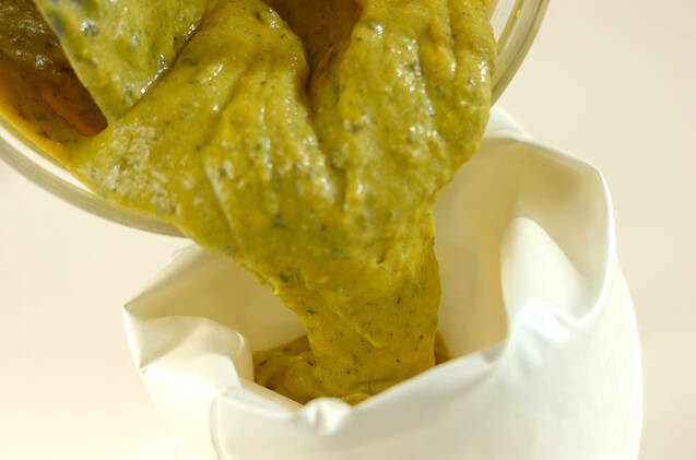 カボチャのモンブランクリームパフェの作り方の手順7