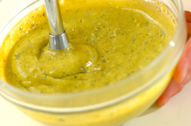 カボチャのモンブランクリームパフェの作り方の手順6