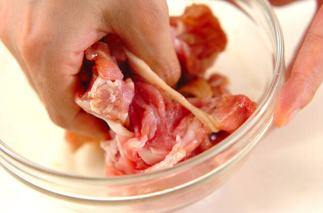 豚キムチの卵焼きの作り方の手順1