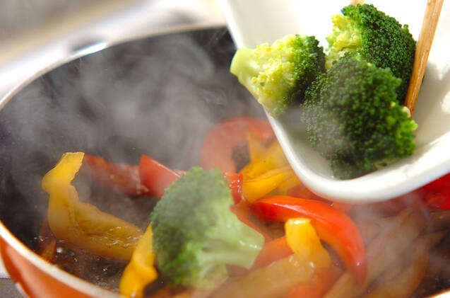 ゴボウとパプリカバルサミコ炒めの作り方の手順6