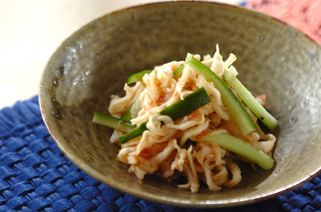 7. 切干大根の梅ハリハリ