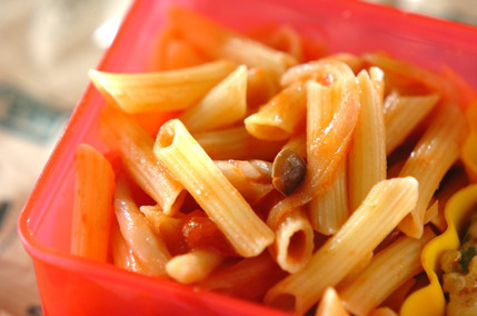 シーフードのトマトクリームペンネ