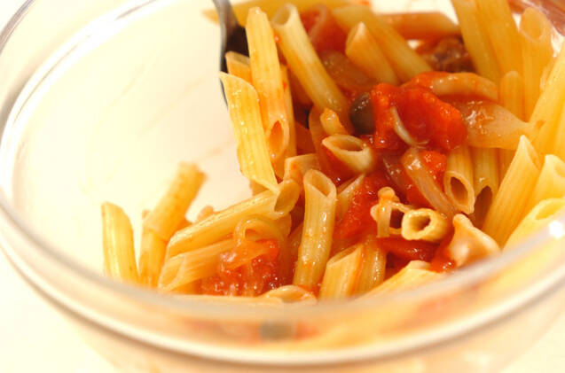 シーフードのトマトクリームペンネの作り方の手順3